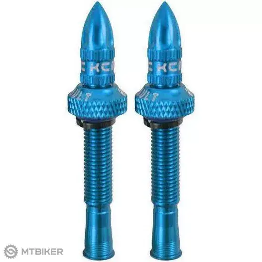 KCNC Alloy bezdušové ventilky, 50 mm, modrá Objednat Nyní
