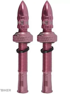 Dokud Zásoby Vydrží KCNC Alloy bezdušové ventilky, 50 mm, růžová