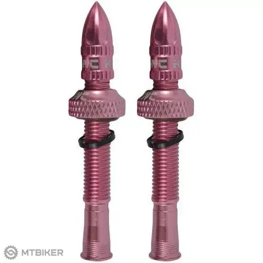 Dokud Zásoby Vydrží KCNC Alloy bezdušové ventilky, 50 mm, růžová