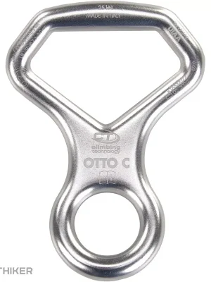 Climbing Technology Otto curved jistítko/slaňovací osma, silver Expresní Doručení