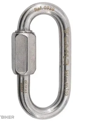 CAMP Oval Quick Link karabina 8 mm, stainless steel Hit Sezóny