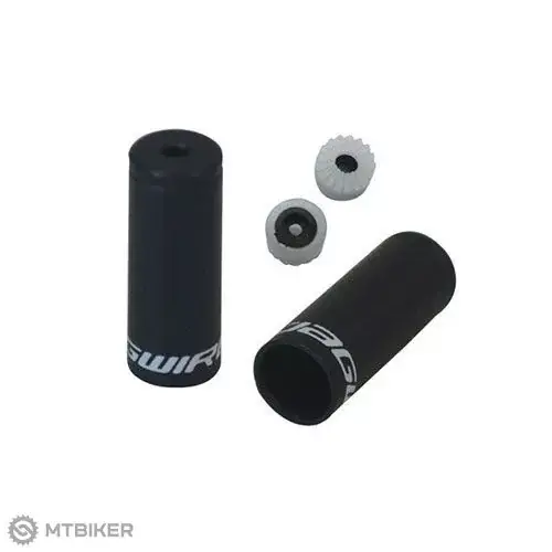 Jagwire koncovka přehazovacího bowdenu, sealed, 4.5 mm, alloy, 1 ks, černá Akce