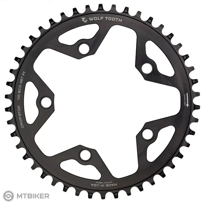 Tovární Cena Wolf Tooth 110 BCD převodník pro SRAM FlatTop, 44T