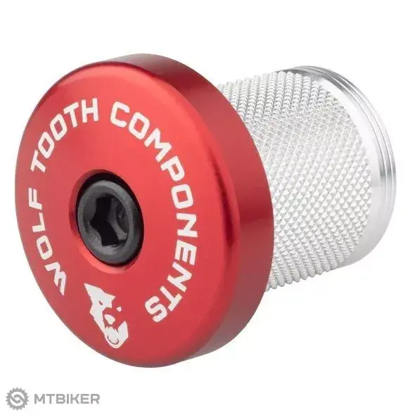Wolf Tooth COMPRESSION PLUG ježek do karbonového sloupku 1 1/8", červená Akční Cena