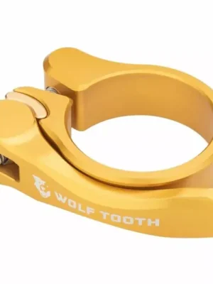 Wolf Tooth sedlová objímka, 31.8 mm, Quick Release, zlatá Speciální Cena