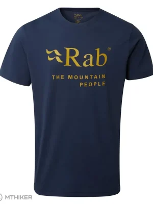 Rab Stance Mountain Tee bavlněné triko, Deep Ink Horká Nabídka