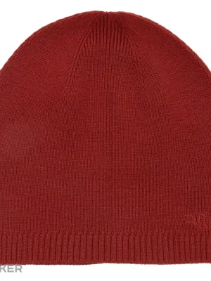 Ověřený Rab Merino Beanie čepice, red clay
