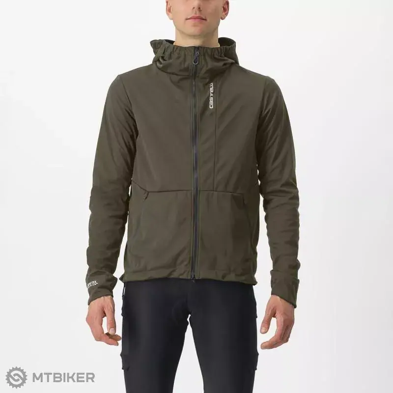 Castelli TRAIL HOODIE bunda, asfalt Nová Kolekce