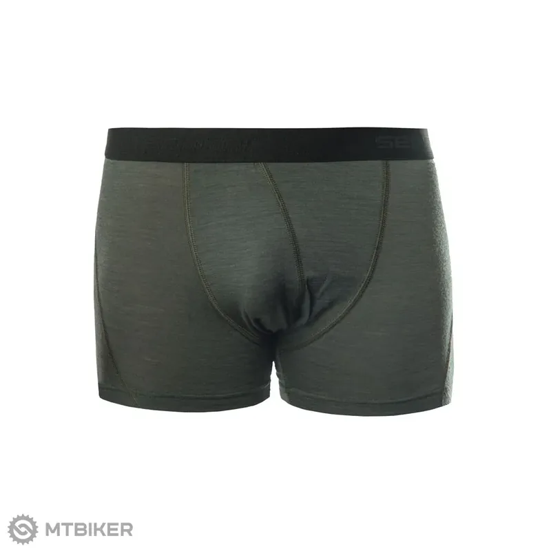 Sensor MERINO AIR boxerky, olive green Akce