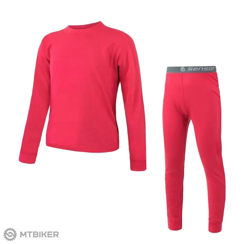 Koupit Online Sensor MERINO AIR dětský set, magenta