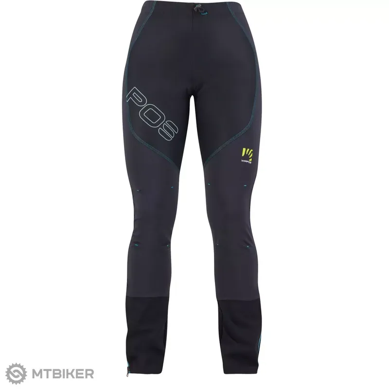 Karpos ALAGNA LITE dámské kalhoty, black/blue atoll Rychlé Dodání