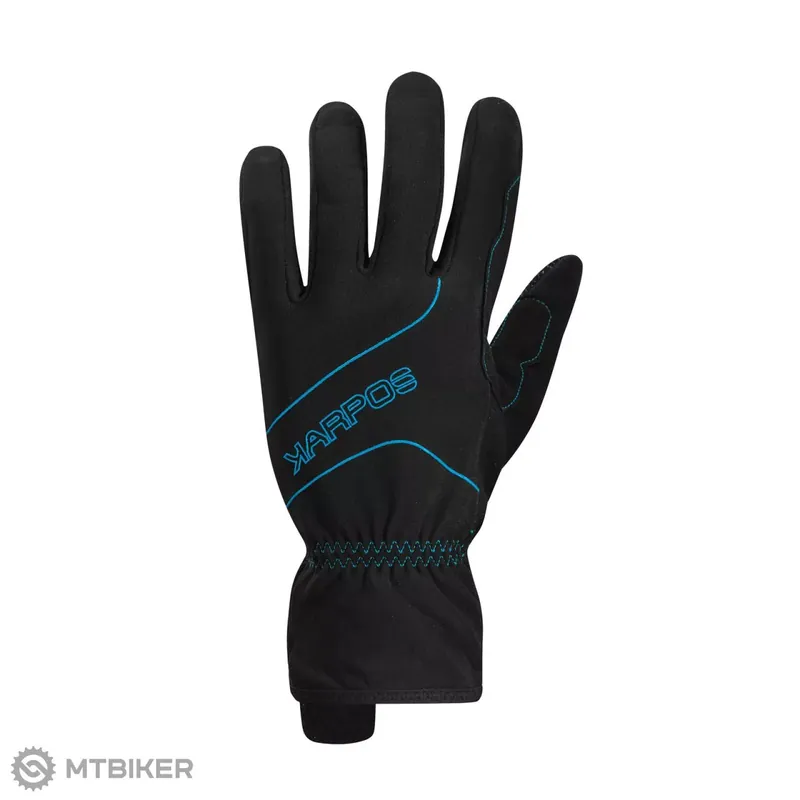 Značkový Karpos ALAGNA rukavice, black/diva blue