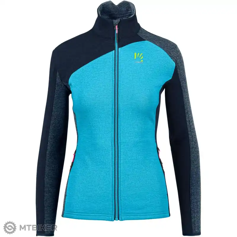 Tovární Cena Karpos Federa Full-Zip dámská mikina, blue atoll/vulcan/midnight