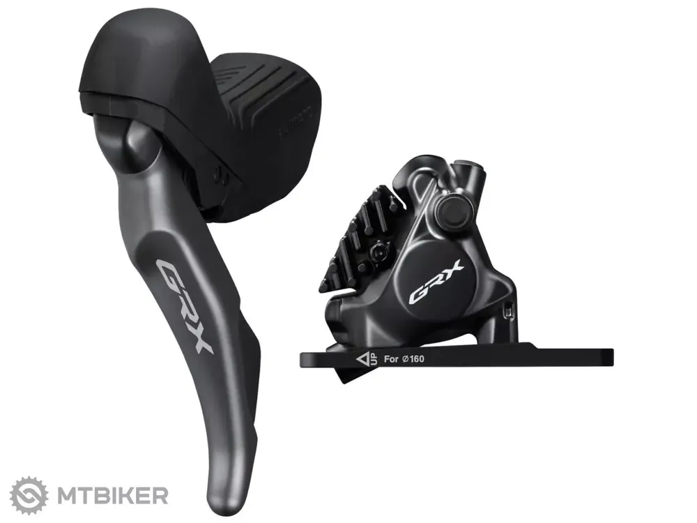 Akční Cena Shimano GRX ST-RX820/BR-820 Dual Control řazení/hydr. brzda, 2-rychl., levá, Flat Mount, had. 1 000 mm