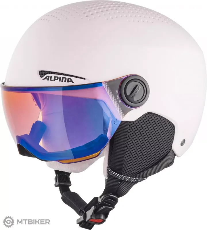 Cenová Bomba ALPINA ZUPO VISOR Q-LITE dětská přilba, růžová matná