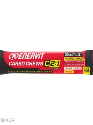 Zlevněný Enervit Carbo Chews C2 1 bonbóny, 6 ks, pomeranč