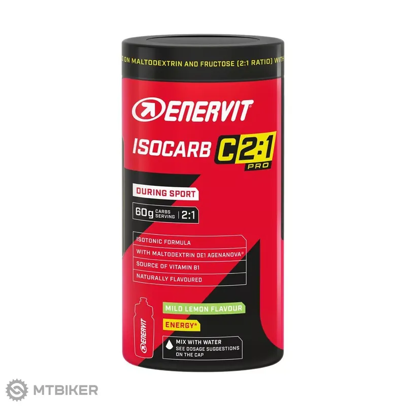 Enervit Isocarb C2 1 energetický nápoj, 650 g, citron Horká Nabídka