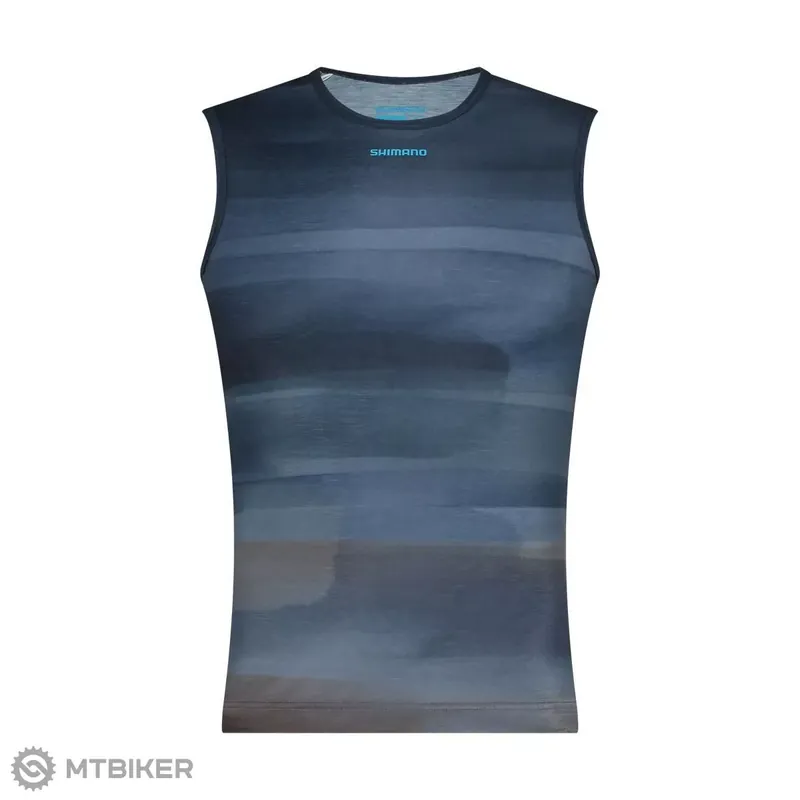 Akční Cena Shimano VERTEX PRIMA SL BASE LAYER PRINTED triko, aurora modrá