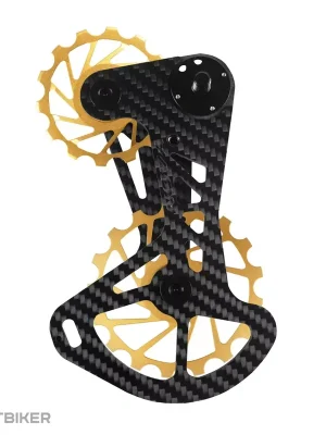 Dokud Zásoby Vydrží Nova Ride Carbon Ceramic ramínko pro MTB Shimano 12Speed, zlatá