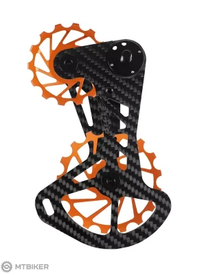 Autentický Nova Ride Carbon Ceramic ramínko pro MTB Shimano 12Speed, oranžová