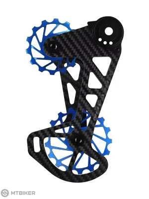 Sezónní Sleva Nova Ride Carbon Ceramic ramínko přehazovačky pro MTB SRAM Eagle 12-kolo, modrá