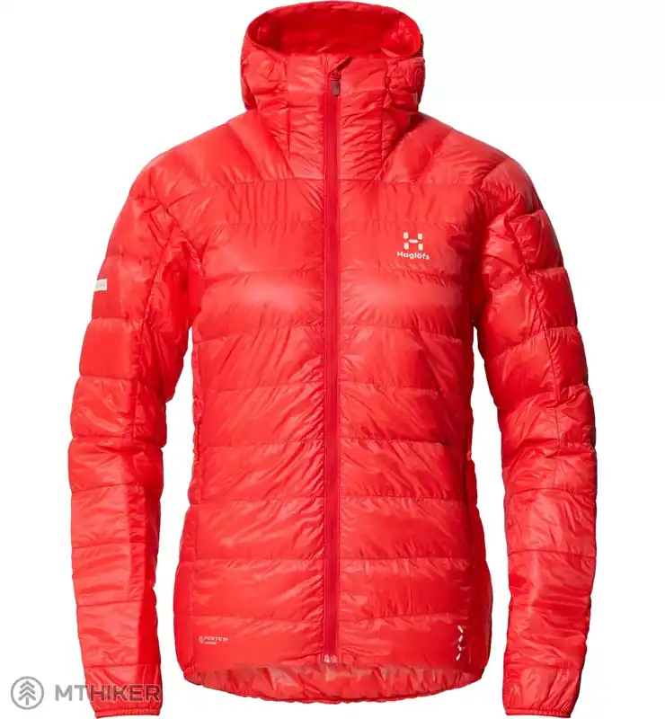 Vrácení Zdarma Haglöfs LIM Down Hood dámská bunda, červená