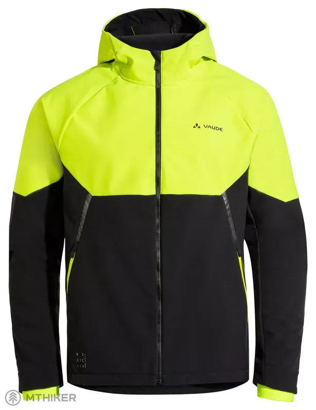 Zlevněný VAUDE Qimsa Softshell bunda, neon yellow