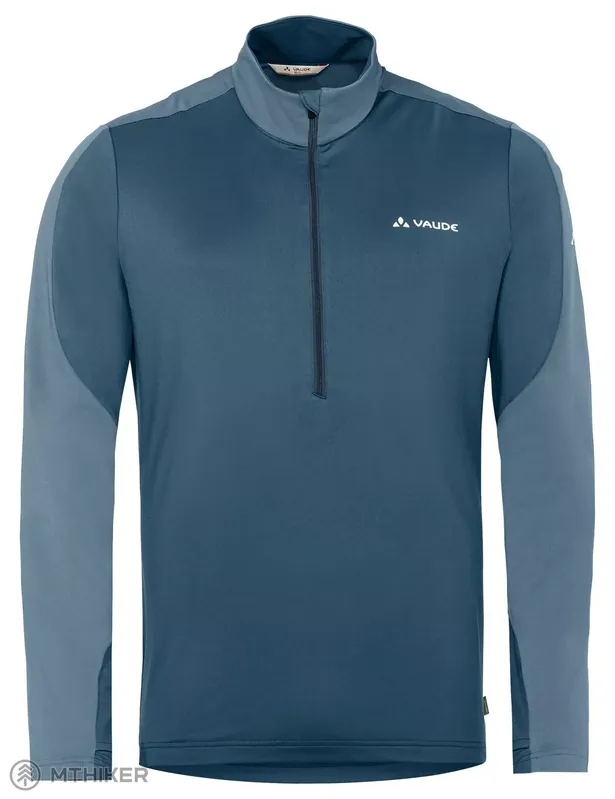 VAUDE Livigno Halfzip II mikina, blue gray Sleva