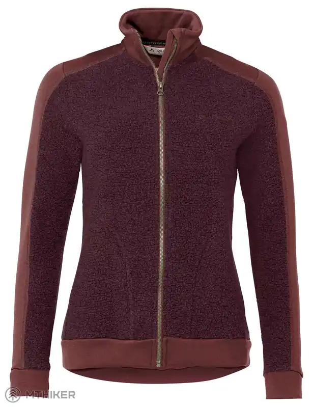 VAUDE Skomer Wool Fleece dámská mikina, dark cherry Pouze Dnes