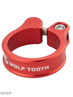 Poslední Šance Wolf Tooth sedlová objímka, 39.7 mm, červená