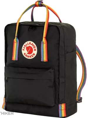 Akční Nabídka Fjällräven Kånken Rainbow batoh, 26 l, Black/Rainbow Pattern