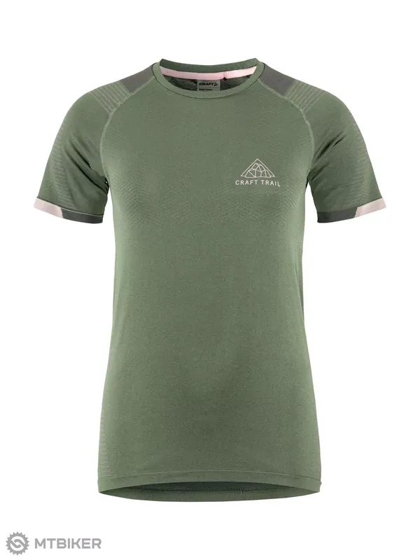 Sleva Craft PRO Trail Fuseknit dámské tričko, zelená