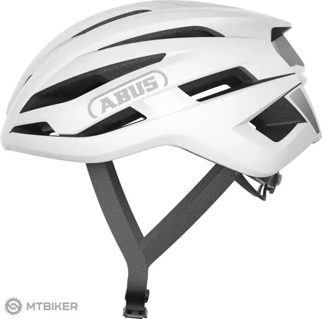 ABUS StormChaser ACE přilba, polar white Pouze Dnes