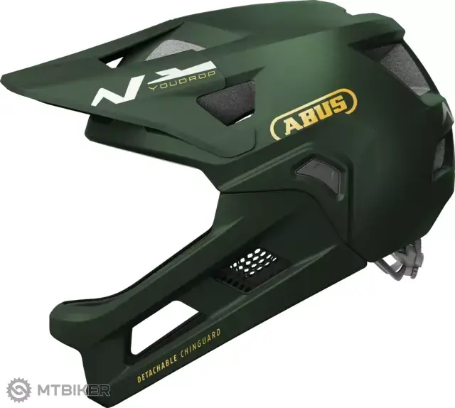 ABUS YouDrop FF dětská přilba, moss green Akce