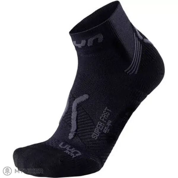 UYN RUN SUPER FAST ponožky, 2 páry, black/anthracite Aktuální