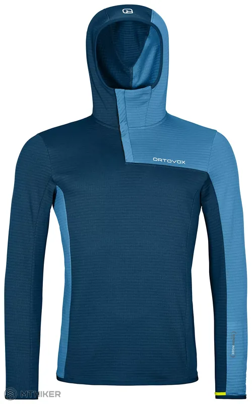 ORTOVOX Fleece Light Grid mikina ZN, deep ocean Víkendová Akce