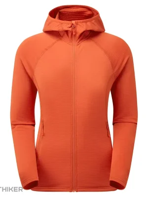 Sezónní Sleva Montane FEM PROTIUM LITE HOODIE dámská mikina, červená