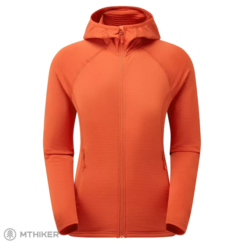 Sezónní Sleva Montane FEM PROTIUM LITE HOODIE dámská mikina, červená