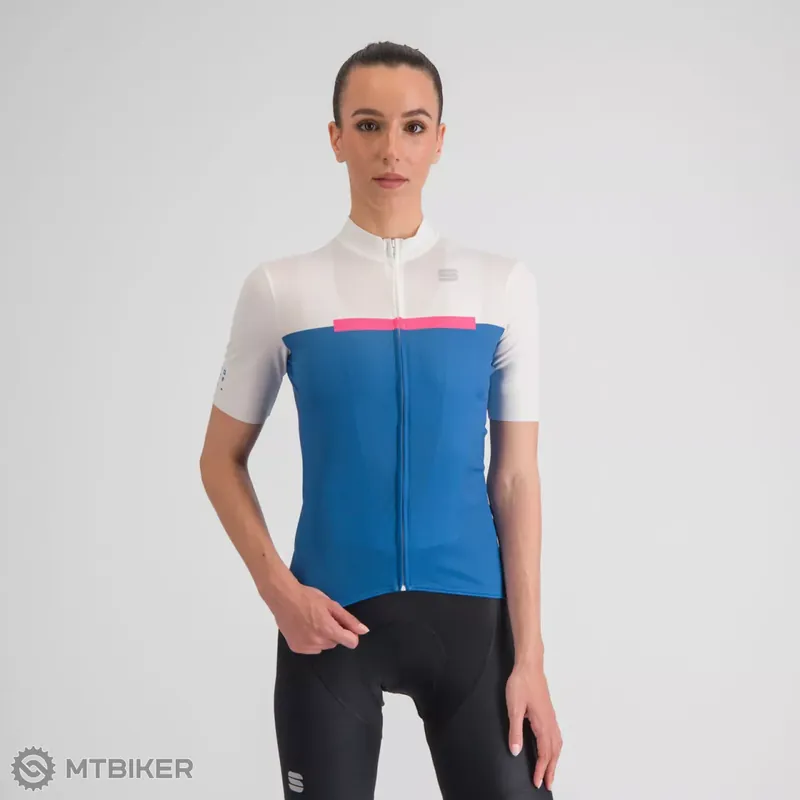 Omezená Nabídka Sportful PISTA dámský dres, blue denim white