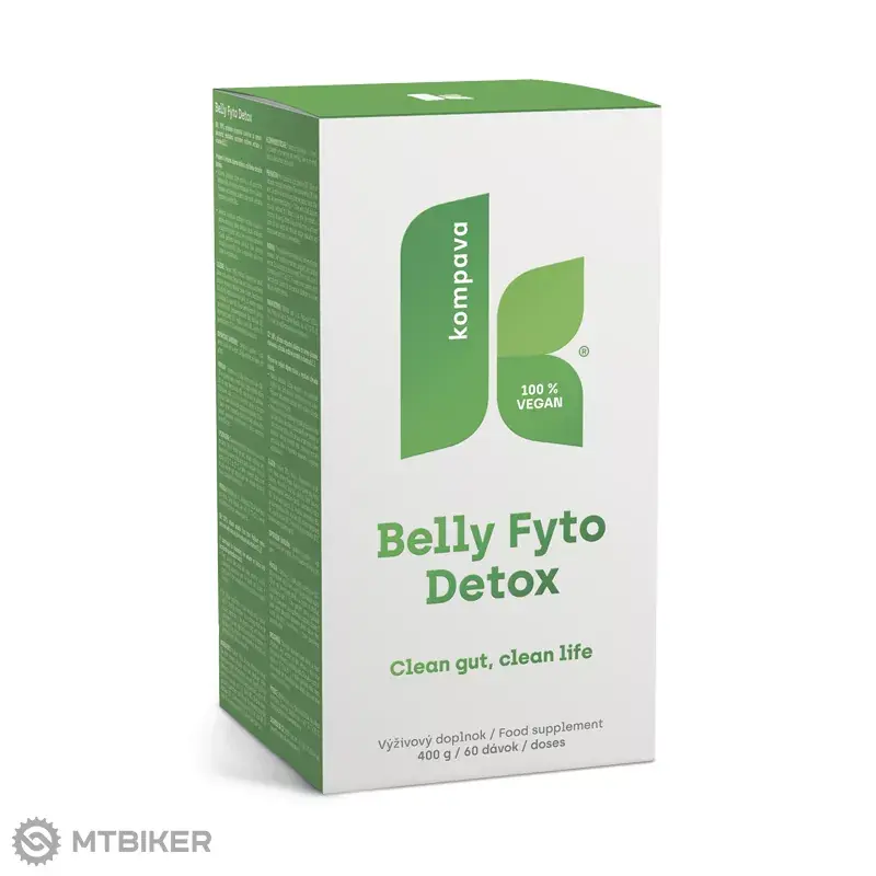 Rychlé Dodání Kompava Belly Fyto Detox doplněk stravy, 400 g/60 dávek