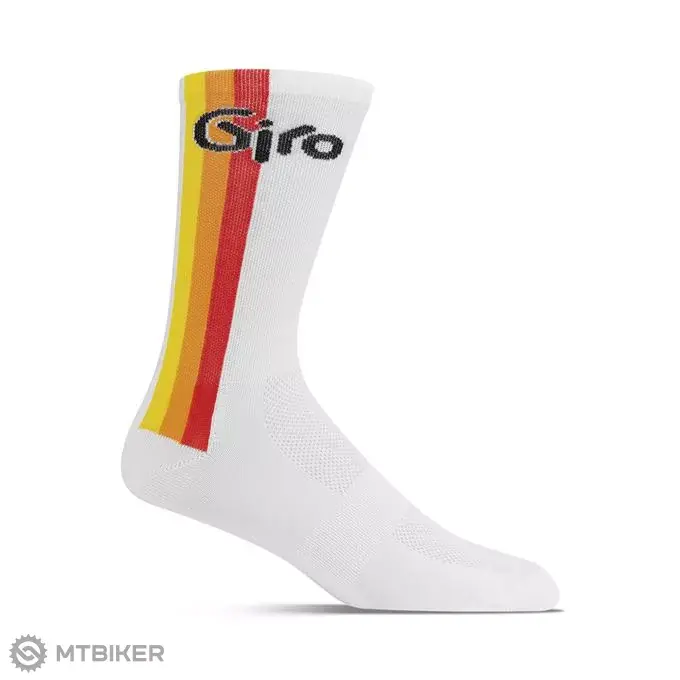 Hit Sezóny Giro Comp Racer High Rise ponožky, bílá