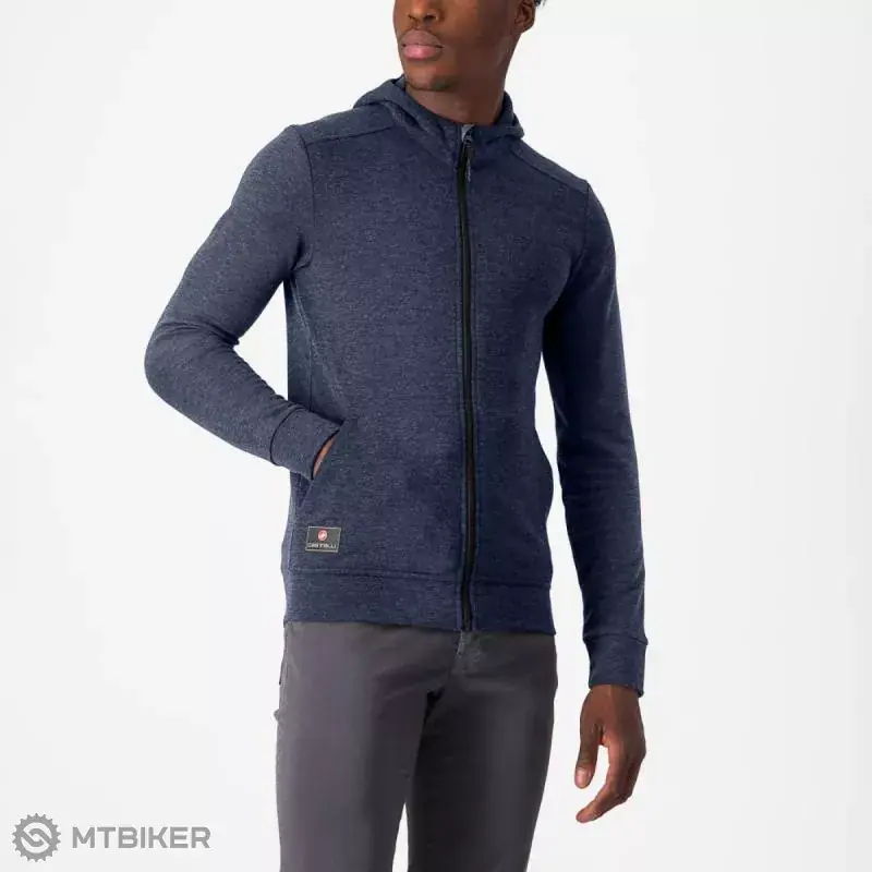 Castelli MILANO 2 FULL ZIP FLEECE mikina, tmavě modrá Odeslání Ihned