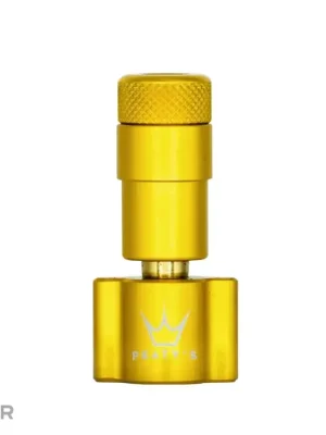 Autentický Peaty‘s Holeshot CO2 hlavice pumpy, zlatá