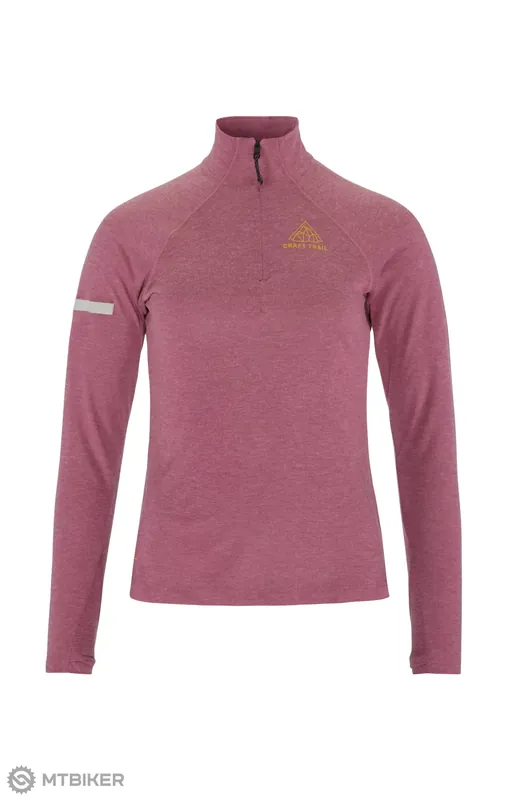Craft ADV SubZ Wool LS3 dámské tričko, růžová Omezená Nabídka