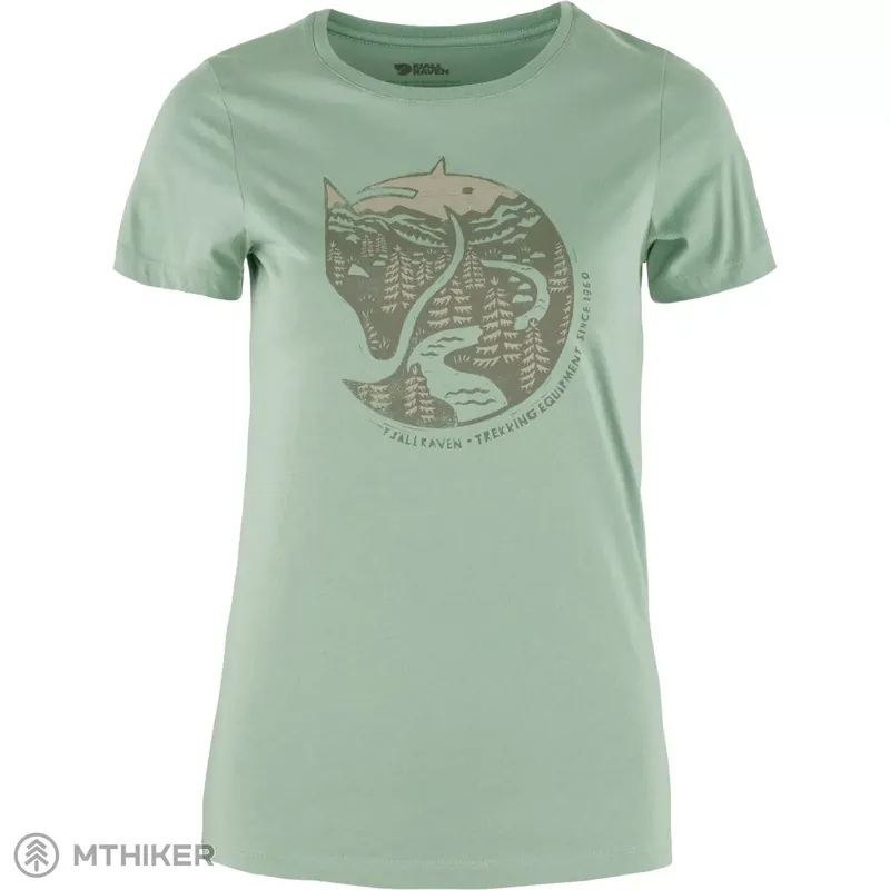 Fjällräven Arctic Fox dámské tričko, Misty Green Nejlepší Volba