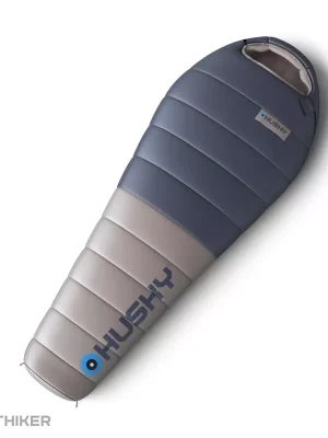 Levný HUSKY Poptávka spacák, 195 cm, modrá/šedá