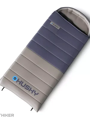 Zlevněný HUSKY Drumy spacák, 195 cm, modrá/šedá