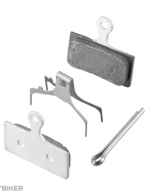 Autentický Shimano G04Ti brzdové destičky, metalické