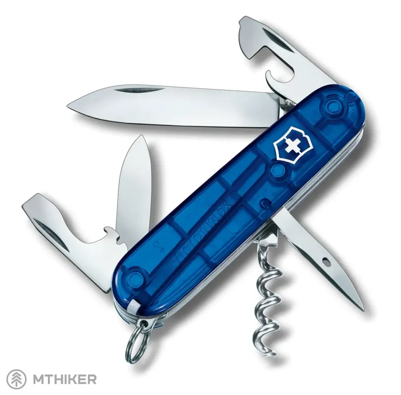 Aktuální Victorinox Spartan kapesní nůž, transparentní modrá