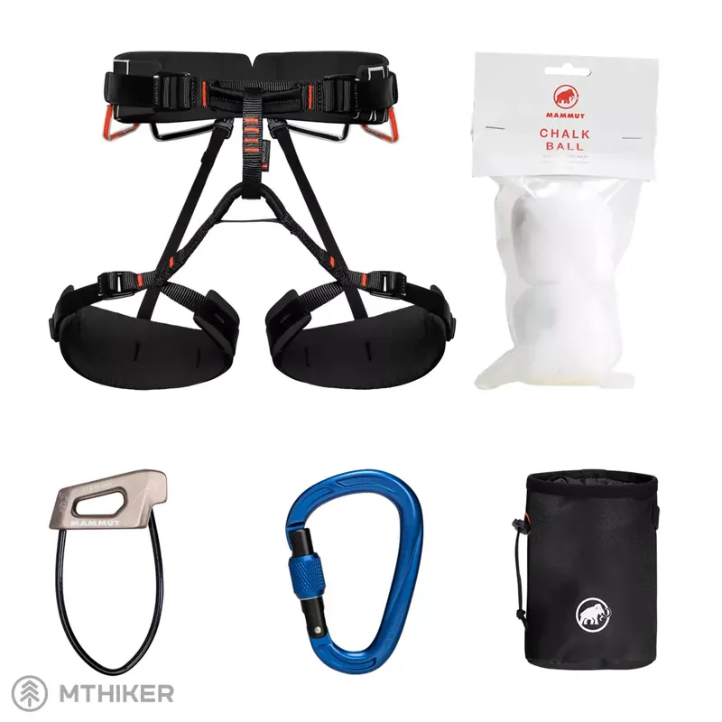 Originální Mammut 4 Slide lezecký set, černá/bílá